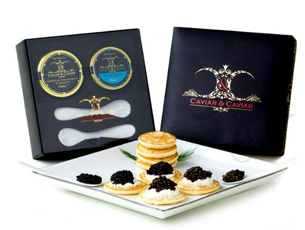 Hộp quà Tết trứng cá tầm Caviar sang trọng